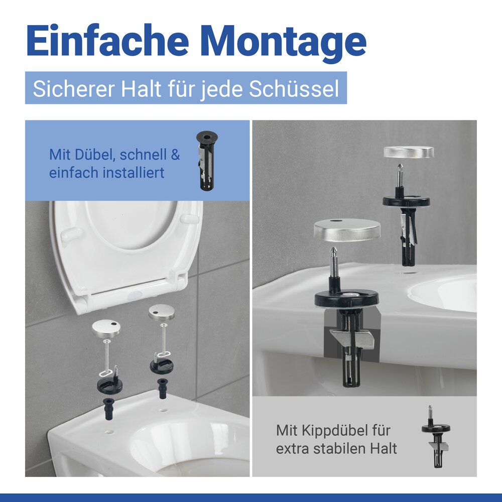 IOS Toilettendeckel belastbar bis 250 kg