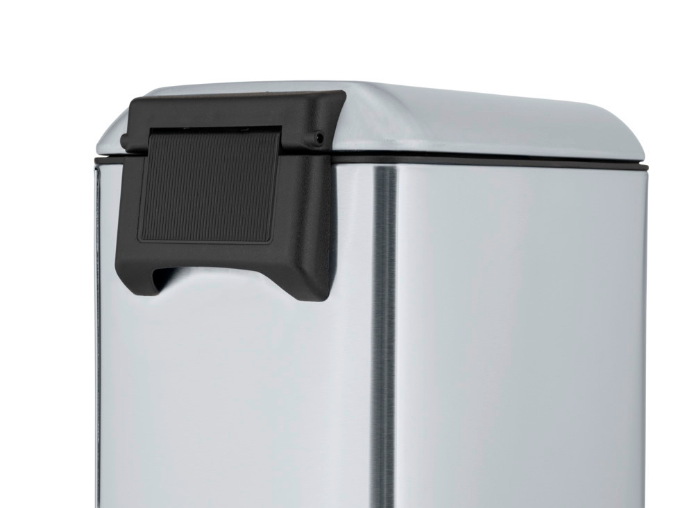 DESIGN silber Treteimer, 12 l, Edelstahl