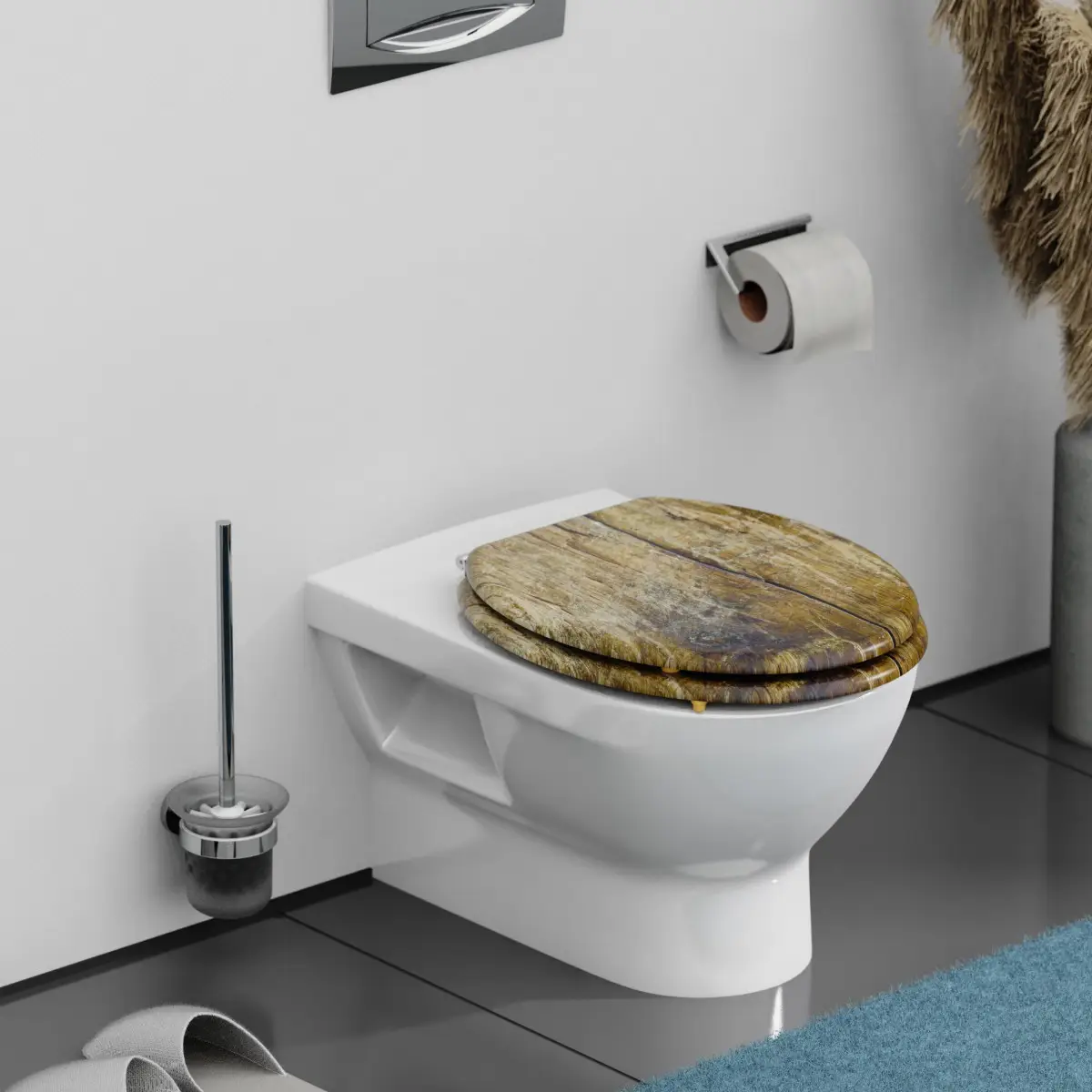 SOLID WOOD WC-Sitz mit MDF-Holzkern