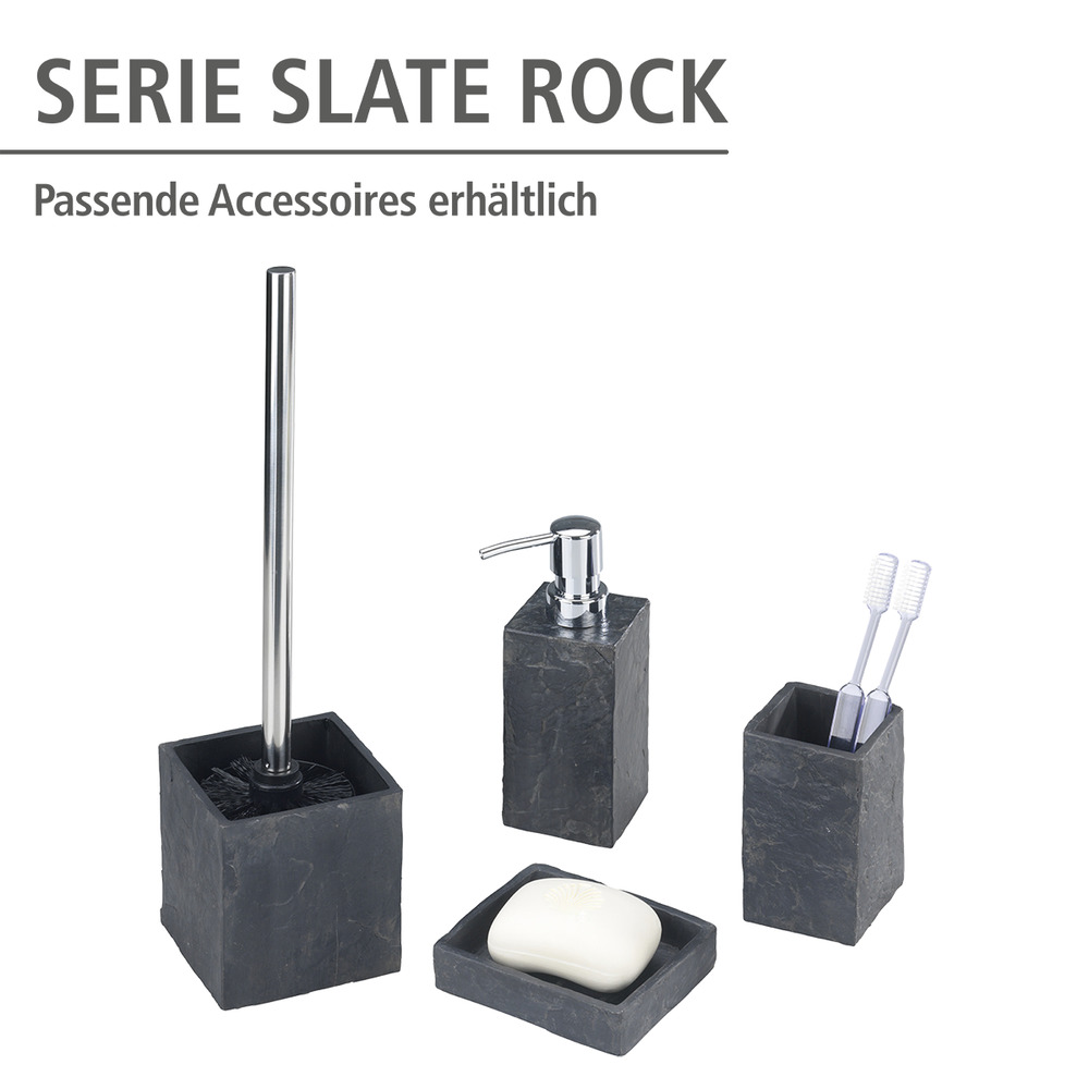 SLATE ROCK WC-Garnitur in Schieferoptik SLATE ROCK WC-Garnitur in Schieferoptik