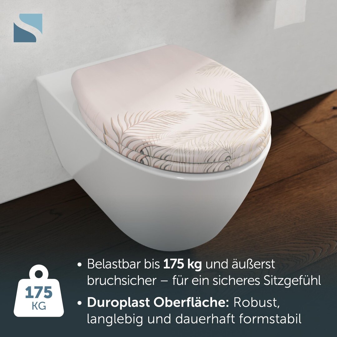 PALM LEAVES WC-Sitz mit Absenkautomatik