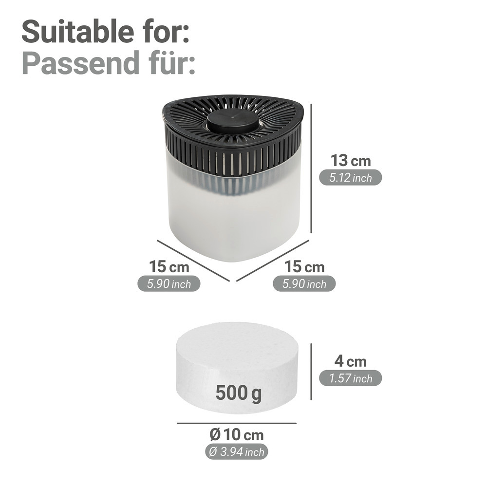 PRISMA Raumentfeuchter Nachfüllpack 8x 500g PRISMA Raumentfeuchter Nachfüllpack 8x 500g