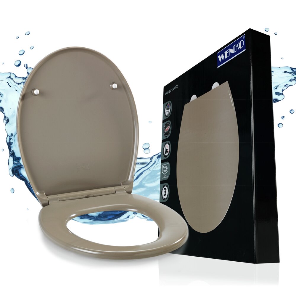 WC Sitz Mod. Samos Taupe