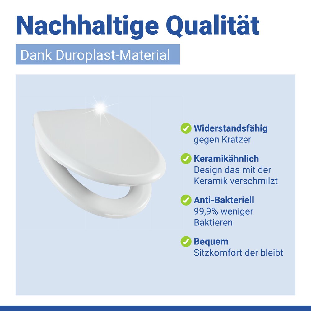 GUBBIO Toilettendeckel belastbar bis 350 kg