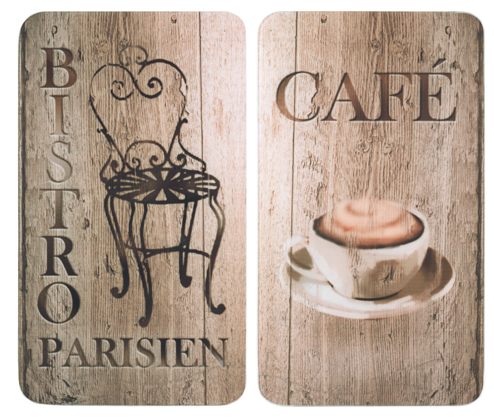 Herdabdeckplatte Universal Bistro 2er Set