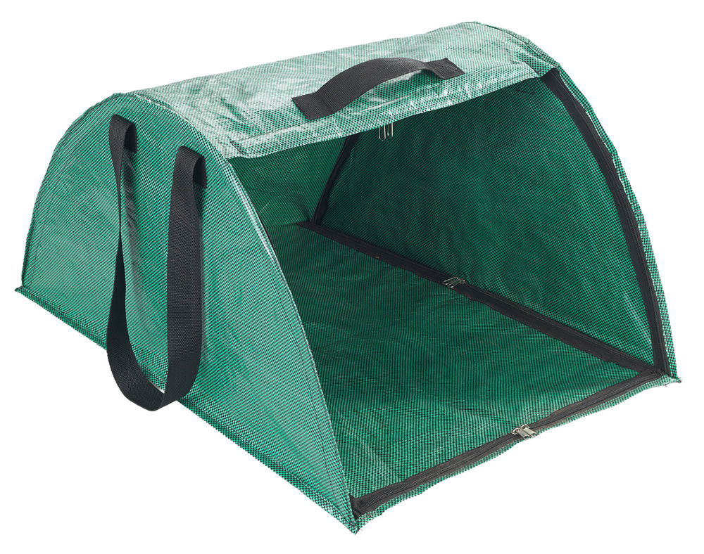 Laubsammler XL, grün/weiß, aus Kunststoff/Fiberglas