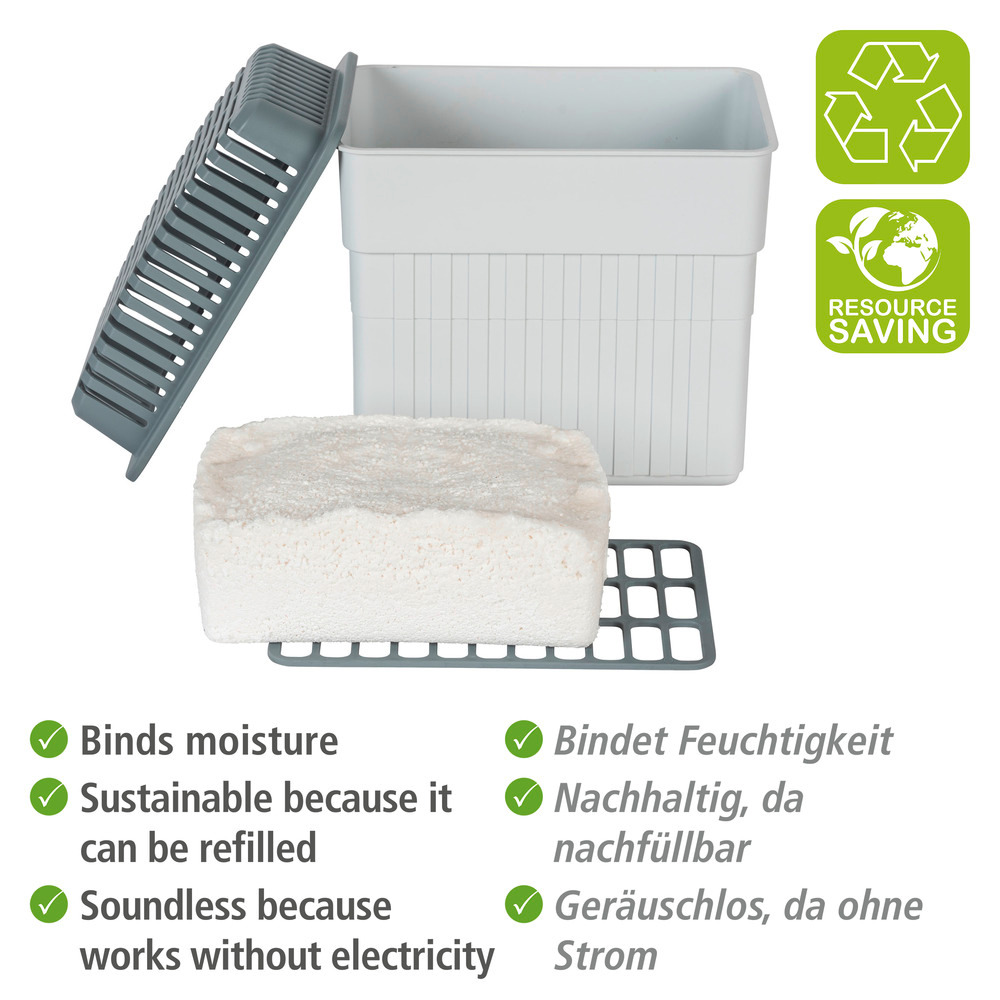 Feuchtigkeitskiller grau 2 kg für Räume bis 50 m²