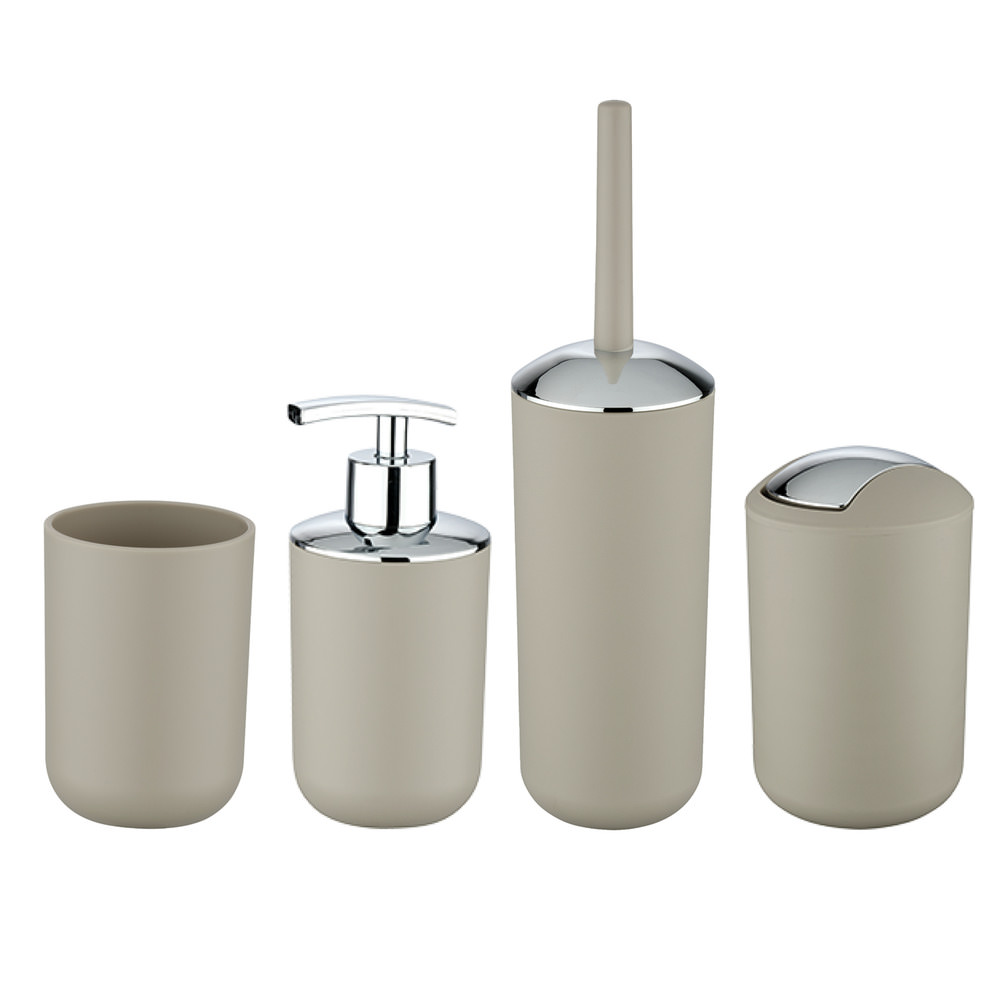 BRASIL taupe Badzubehör-Set, 4-teilig