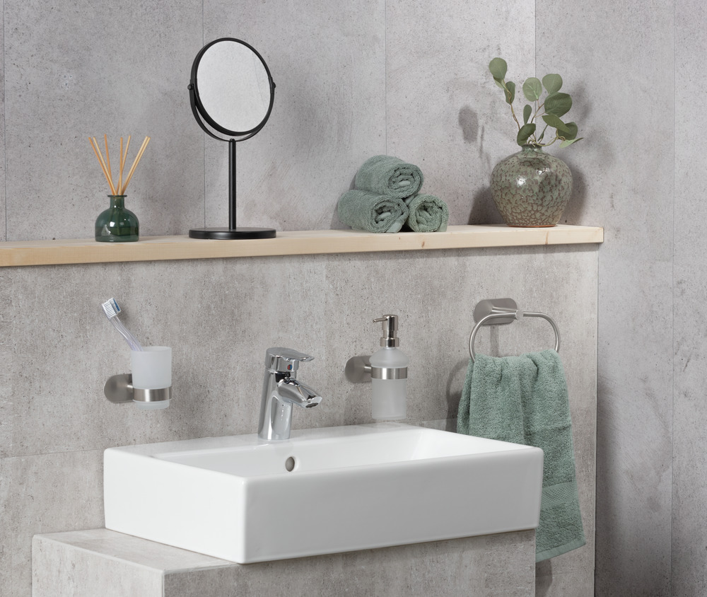 Duo OREA Matt Turbo-Loc® Wandhaken, Edelstahl Duo OREA Matt Turbo-Loc® Wandhaken, Edelstahl