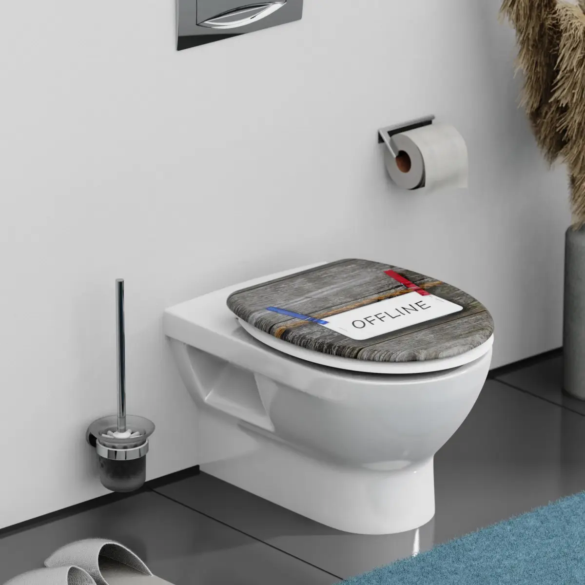 OFFLINE WC-Sitz mit Absenkautomatik