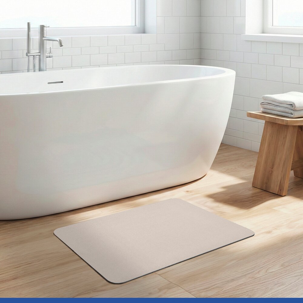 SIMI ecru Badematte schnelltrocknend 60x39cm