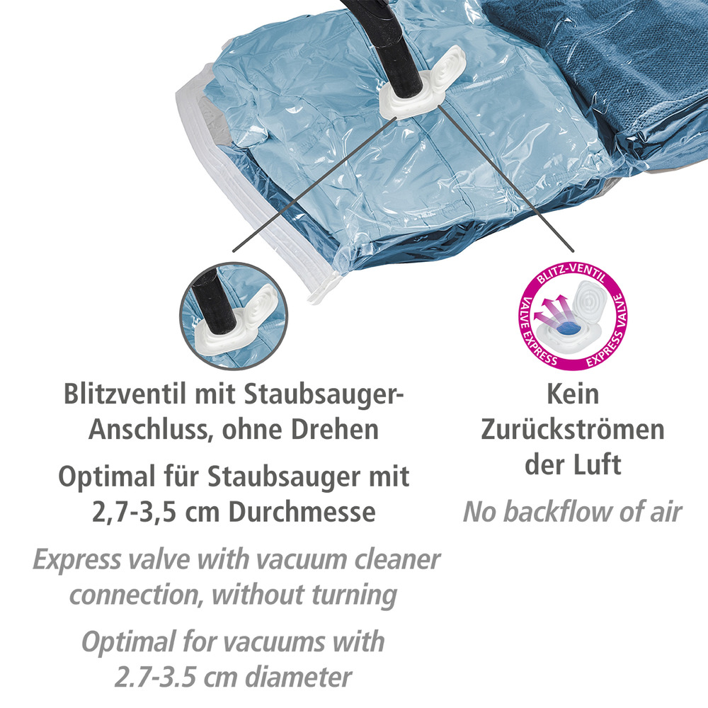 Vakuum 6er-Set Aufbewahrungsbeutel