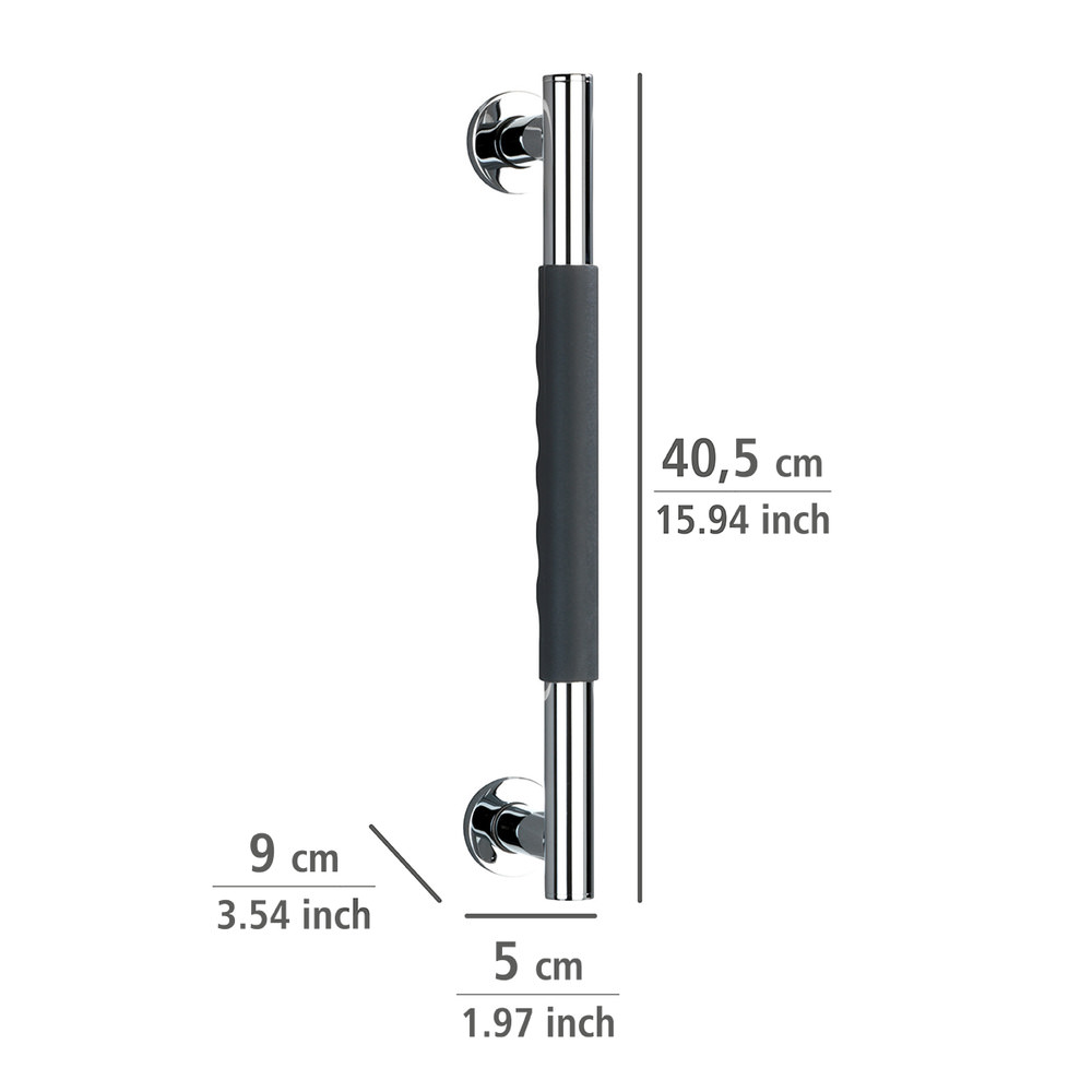 SECURA Wandhaltegriff 65,5 cm, Edelstahl