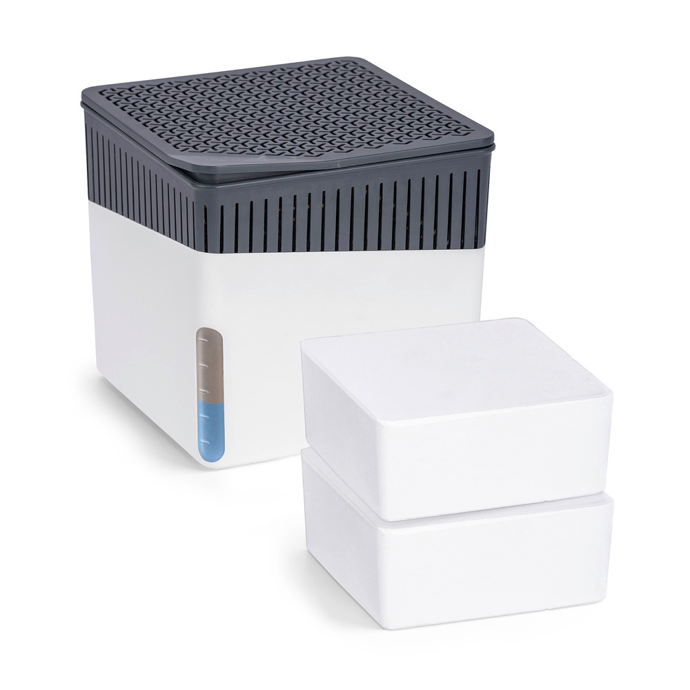 Raumentfeuchter Mod. Cube Weiß 500 g mit Nachfüller