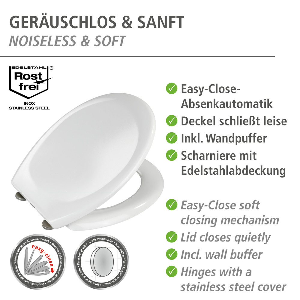 OTTANA weiss WC-Sitz antibakteriell beschichtet OTTANA weiss WC-Sitz antibakteriell beschichtet