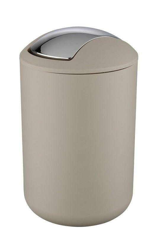 BRASIL taupe L Schwingdeckeleimer, 6,5 l