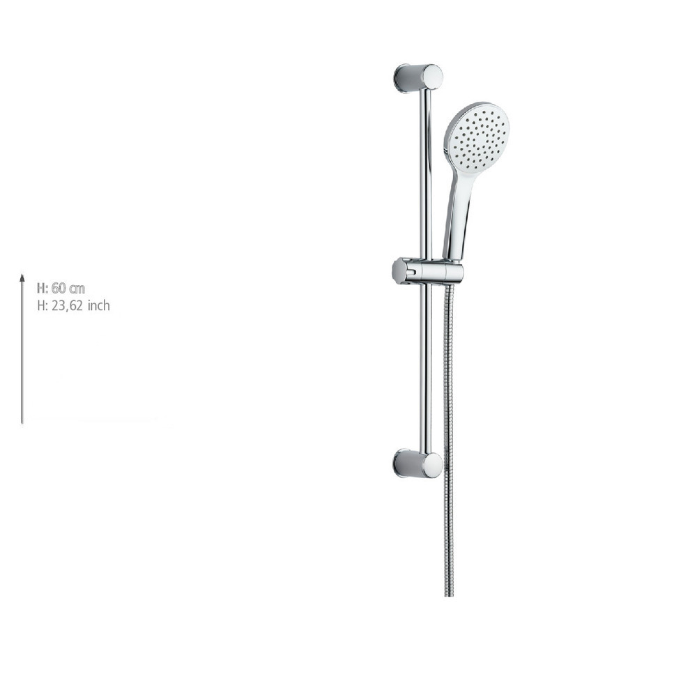 NO.2 Brauseset aus Edelstahl, Ø 11 cm