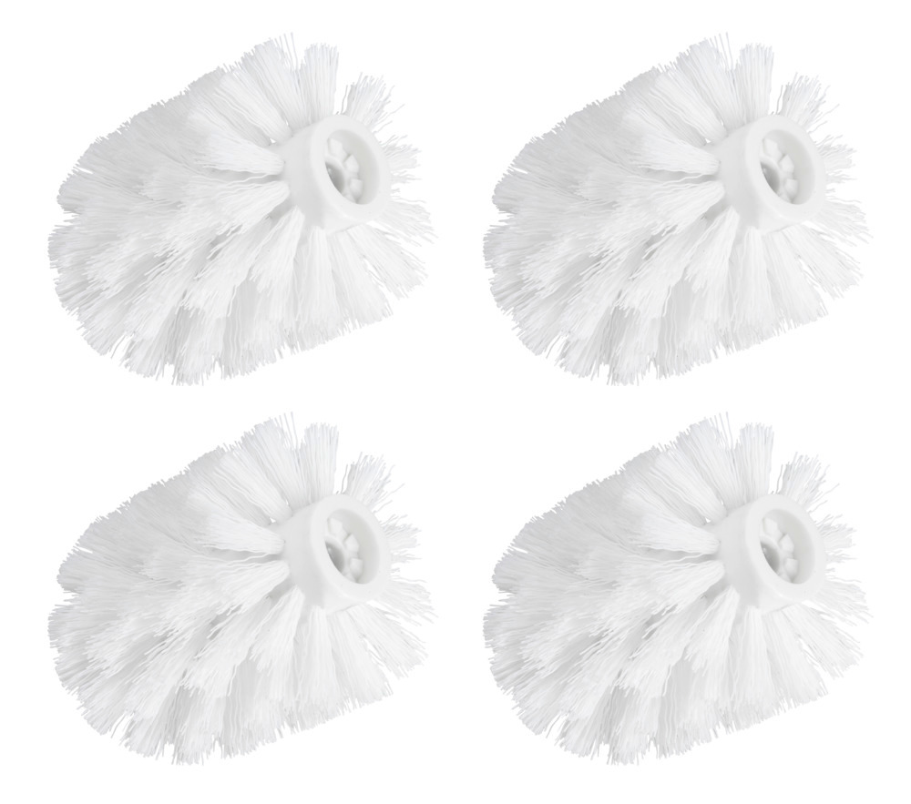 Ersatzbürstenkopf weiss WC-Garnitur Ø 7,5 cm, 4er-Set Ersatzbürstenkopf weiss WC-Garnitur Ø 7,5 cm, 4er-Set