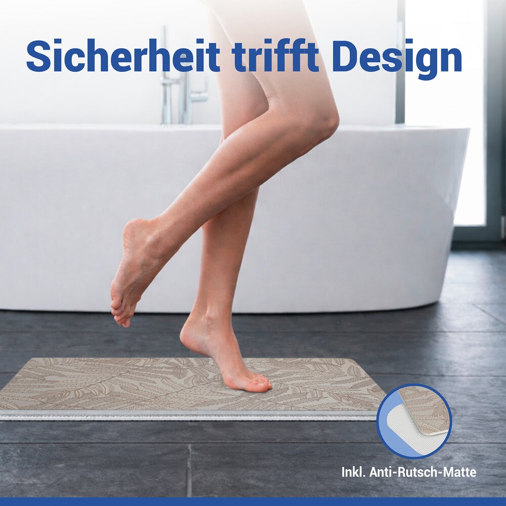 DAFNI Badematte schnelltrocknend 60x39cm