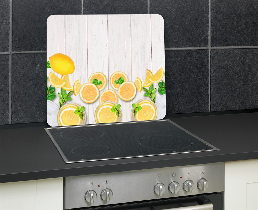 ZITRONEN Multiplatte 56x50 aus Glas