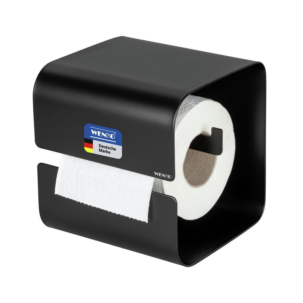 LIZAN schwarz Turbo-Loc® Toilettenpapierhalter