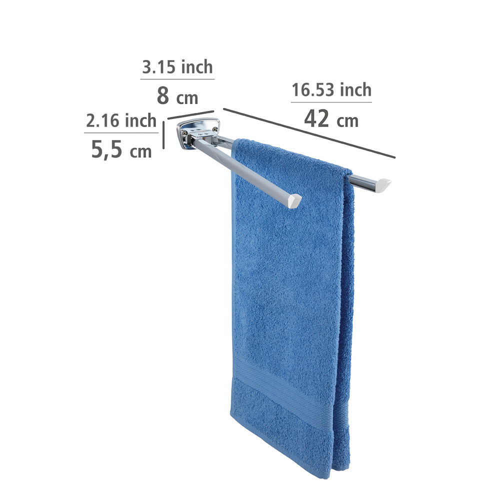 BASIC glänzend Handtuchhalter, Edelstahl