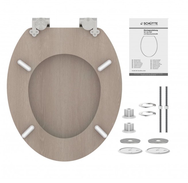MODERN WOOD WC-Sitz mit Absenkautomatik
