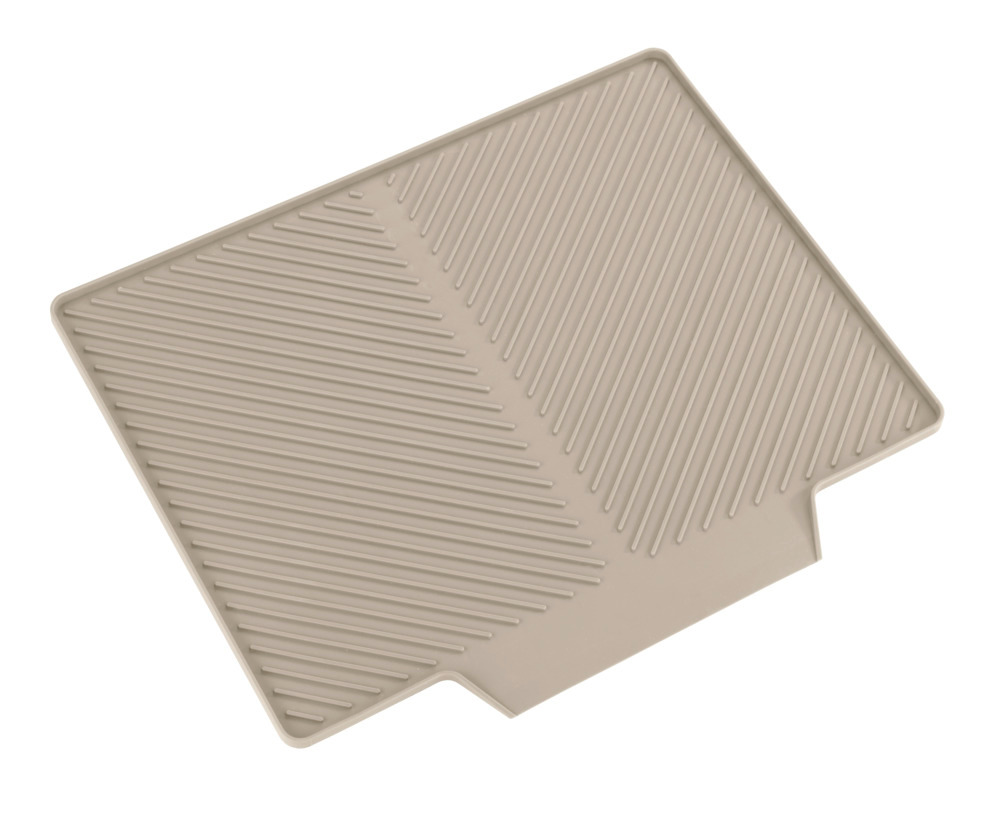 Abtropfmatte Mod. Nelia, beige, Kunststoff, 34x40x3 cm