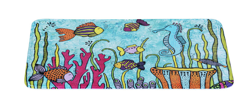 Rollin'Art OCEAN LIFE Badematte, 45x75 cm