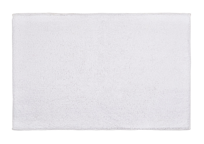 25261100_badteppich-ono-weiss ONO weiss Badteppich, 50x80 cm aus Baumwolle