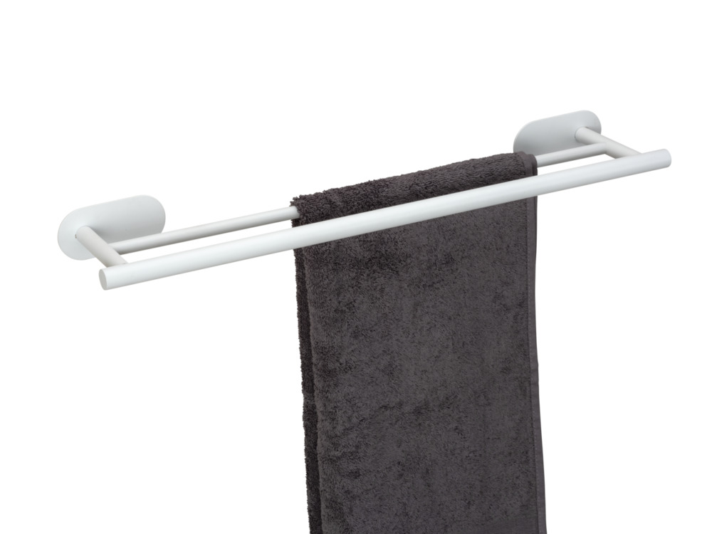 Duo OREA White matt Turbo-Loc® 60 cm Badetuchstange