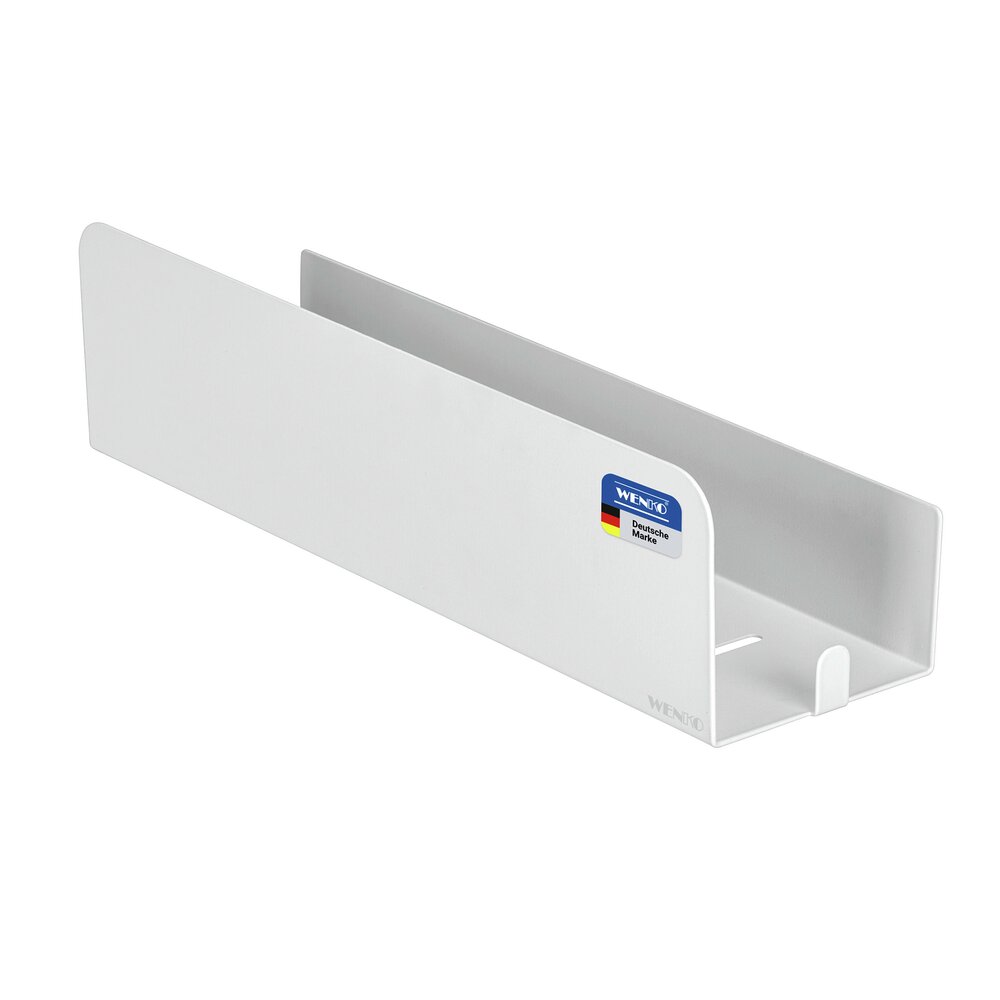 LIZAN weiss Turbo-Loc® Wandablage aus Edelstahl