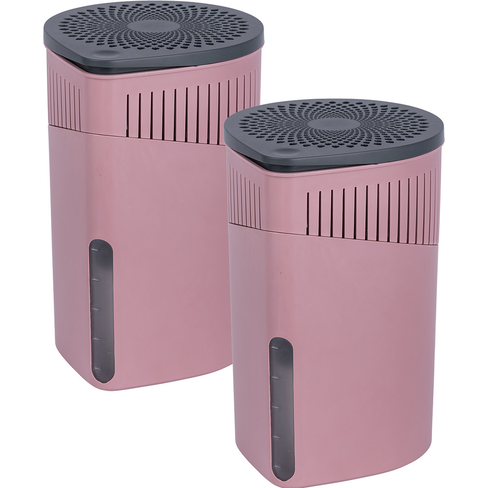 DROP rosa Entfeuchter 1000g, 2er-Set