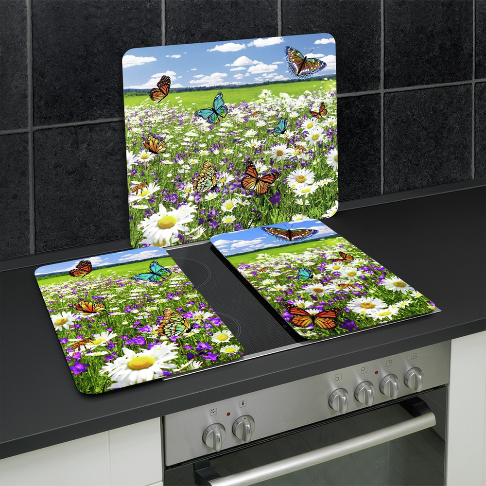 SOMMERWIESE Multiplatte 56x50 cm aus Glas
