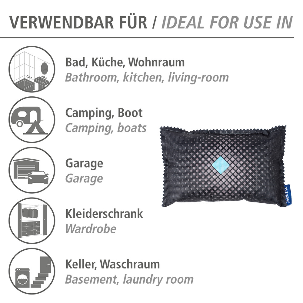 UNIVERSAL Entfeuchter mit Indikator 350g, 3er Set