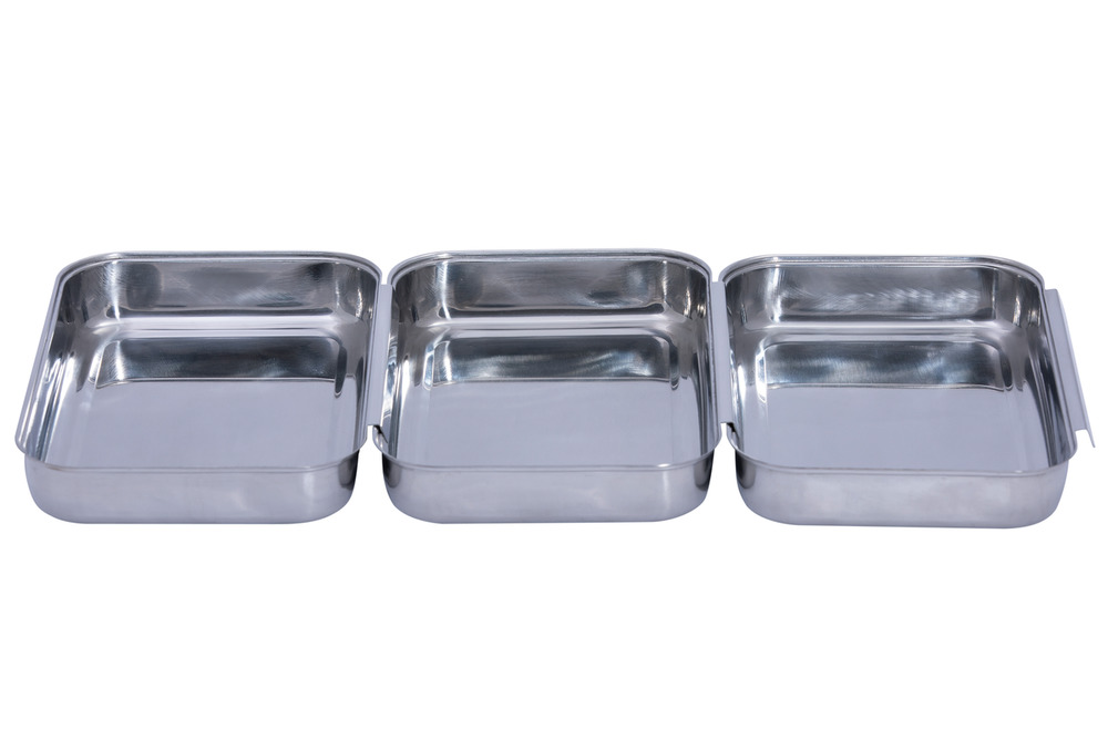 MAXIMEX Panier-Set aus Edelstahl, 3-teilig