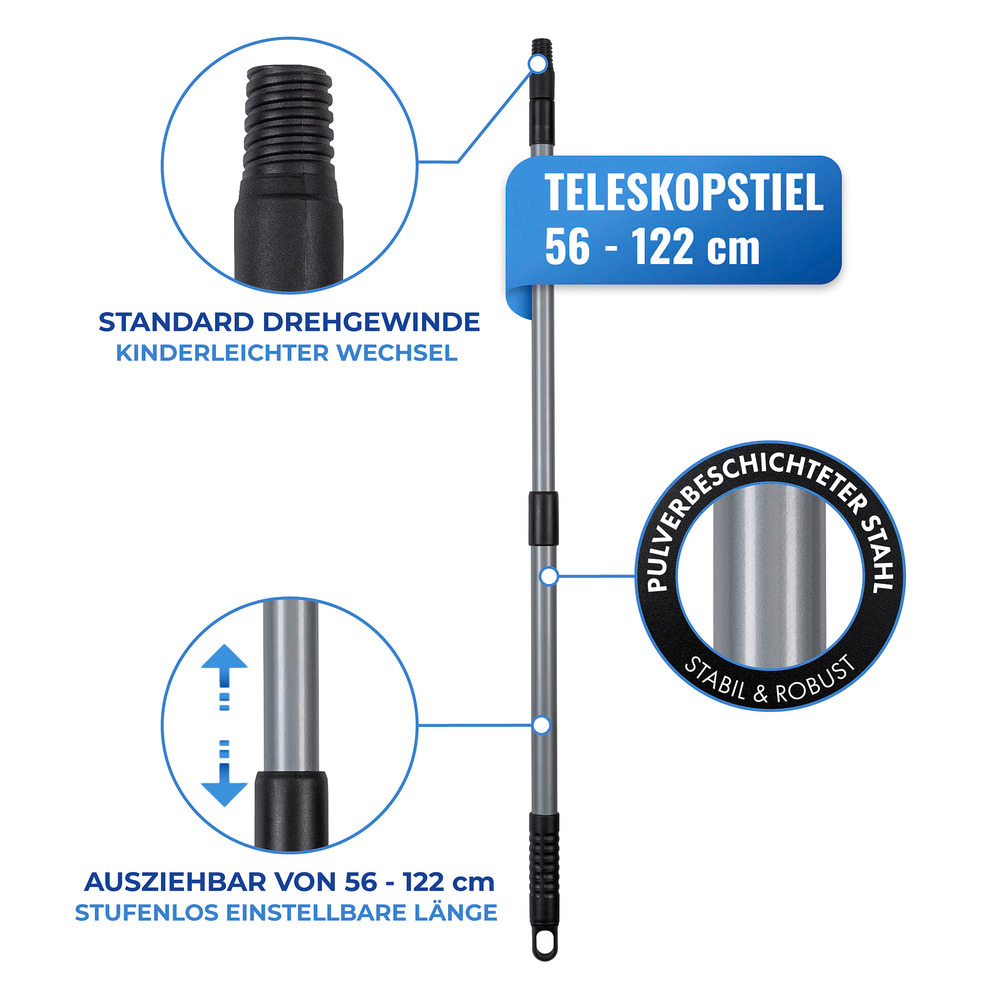 CUT Rasenkanten-Roller mit Teleskopstiel