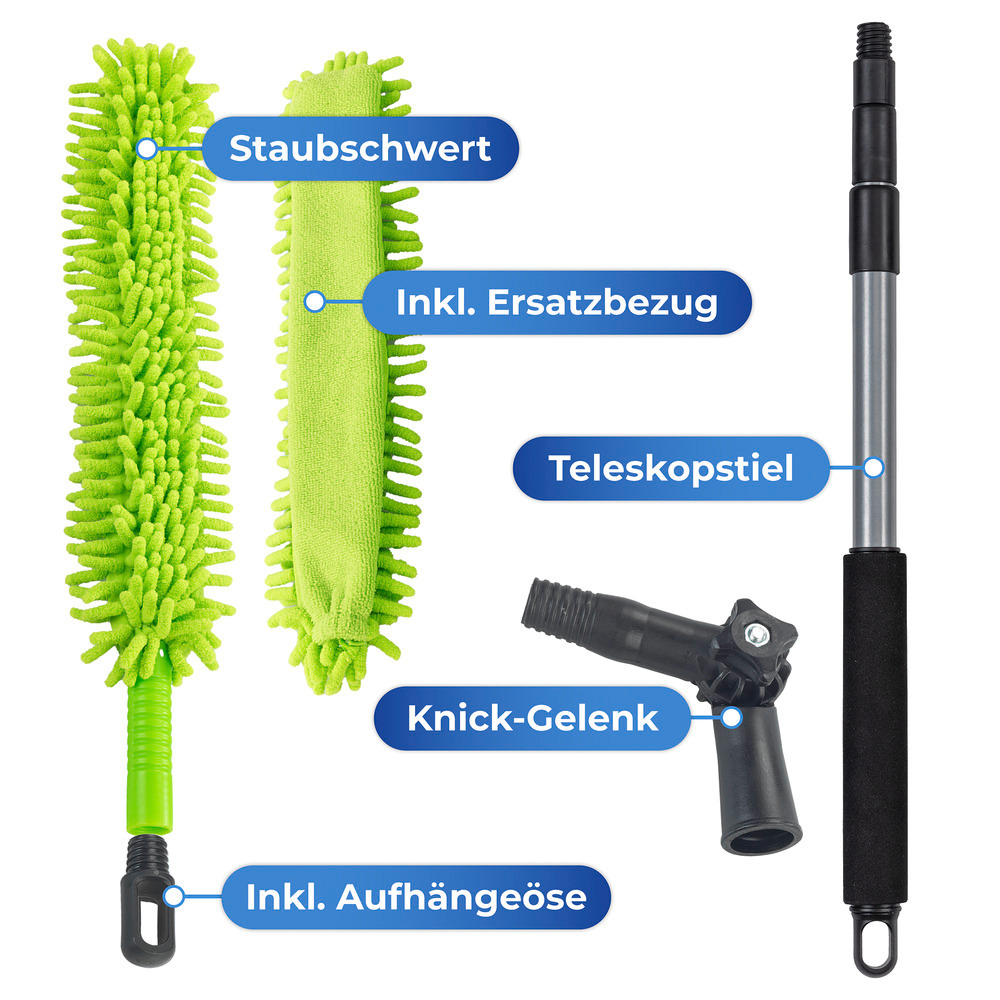 Teleskop Staubschwert mit Knickgelenk