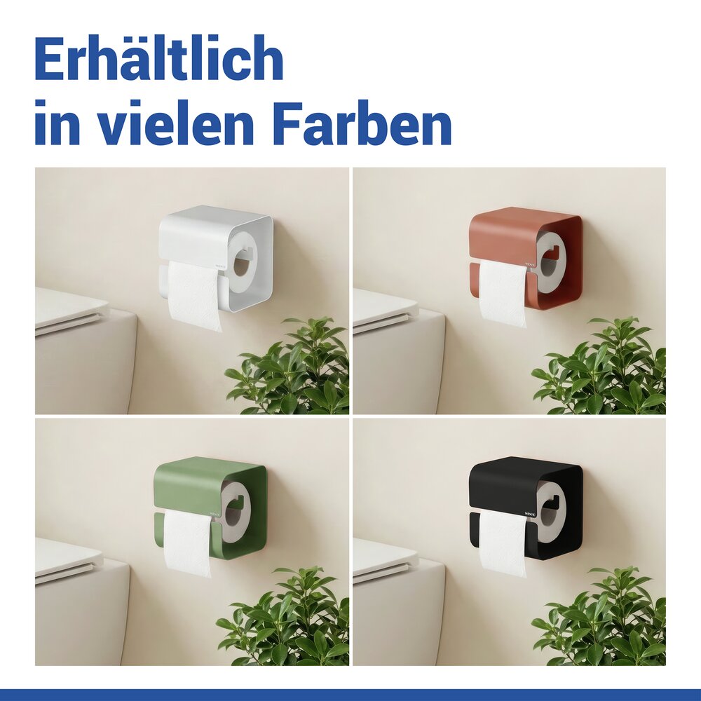 LIZAN weiss Turbo-Loc® Toilettenpapierhalter
