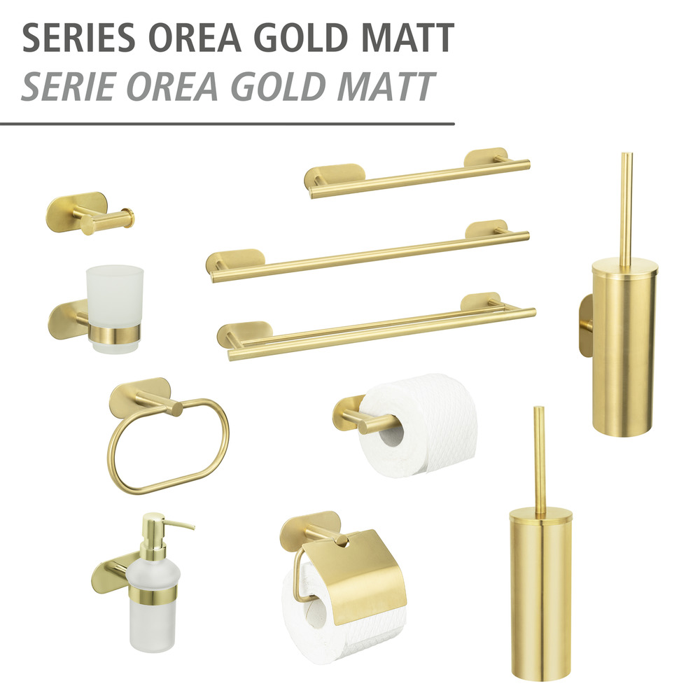 Uno OREA Gold matt Turbo-Loc® 60 cm Badetuchstange Uno OREA Gold matt Turbo-Loc® 60 cm Badetuchstange