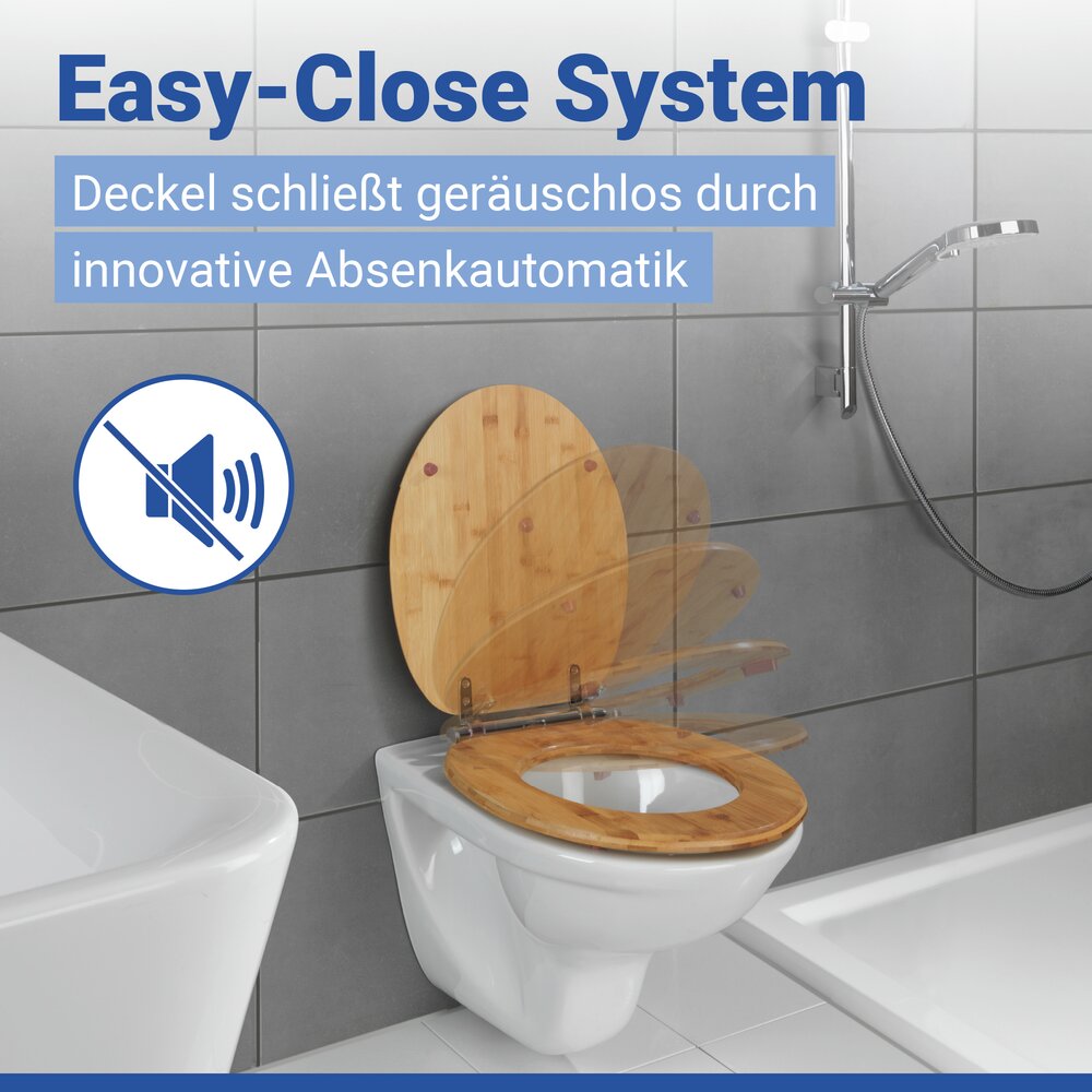 BAMBUSA WC-Sitz belastbar bis 300 kg