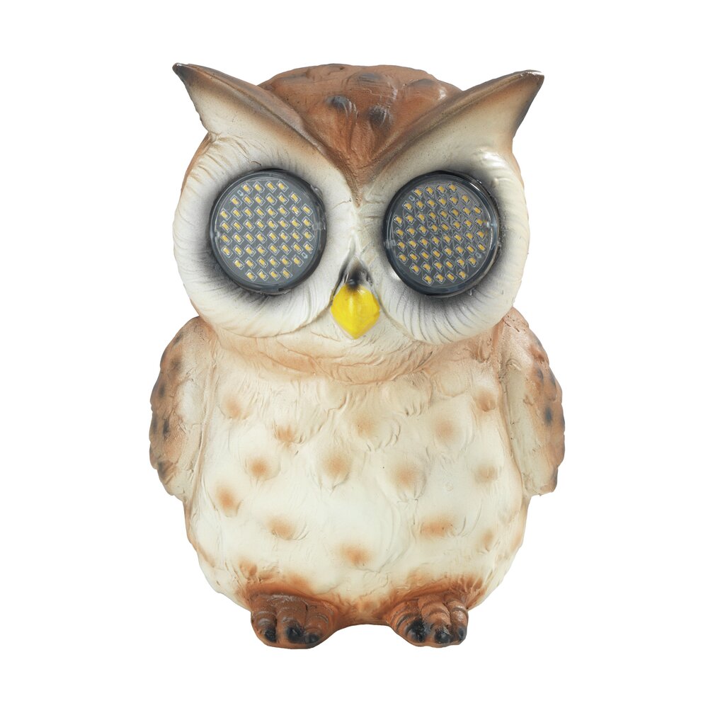 EULE Gartenfigur mit blinkenden LED-Augen