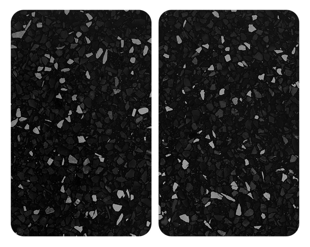 Herdabdeckplatten Universal Terrazzo 2er Set