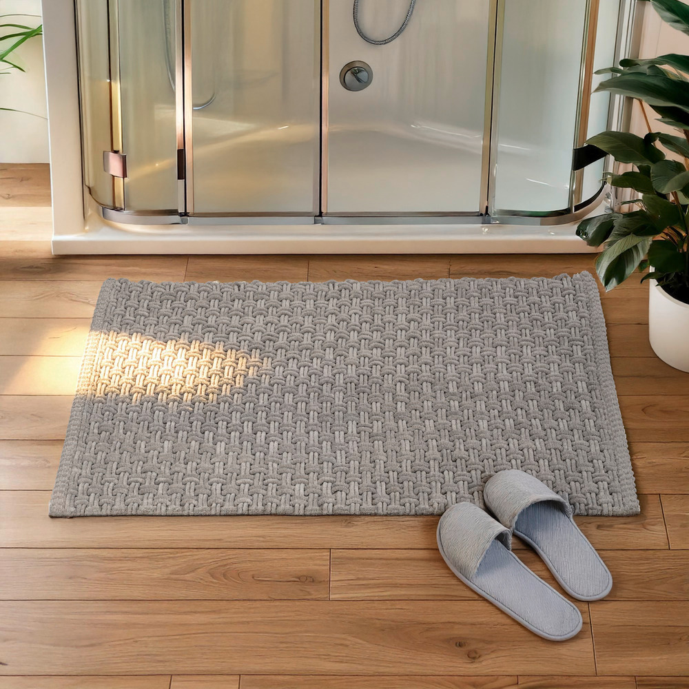 ECOLI grau Badteppich 50x80 cm ECOLI grau Badteppich 50x80 cm