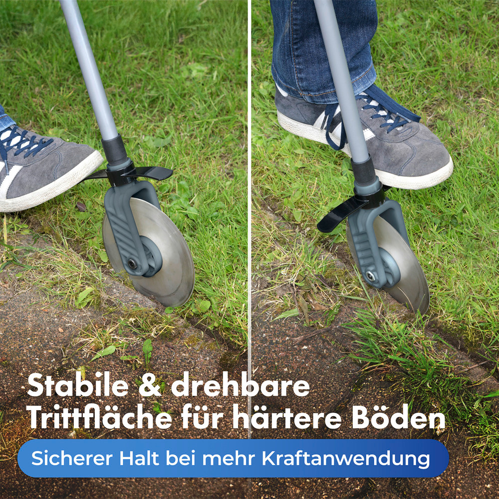 CUT Rasenkanten-Roller mit Teleskopstiel