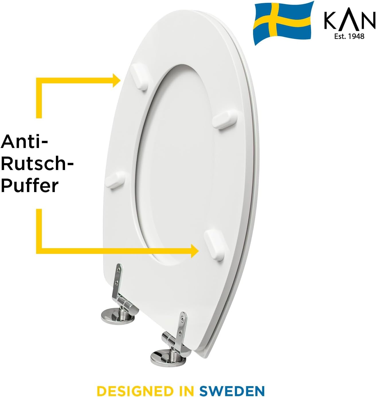LUND Universal WC-Sitz mit magnetischer Abnahmefunktion