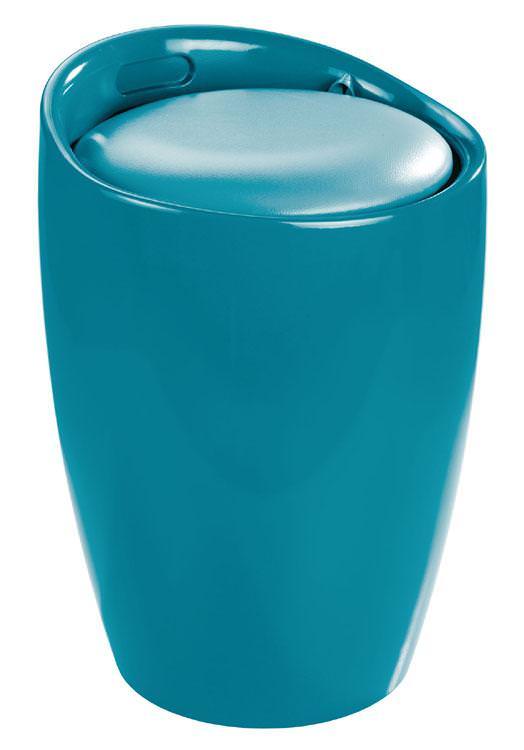 20625100-0 Trendiger Badhocker CANDY in petrol