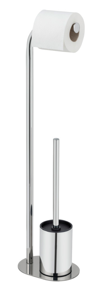 LEVANTE glänzend Stand WC-Garnitur aus Edelstahl LEVANTE glänzend Stand WC-Garnitur aus Edelstahl