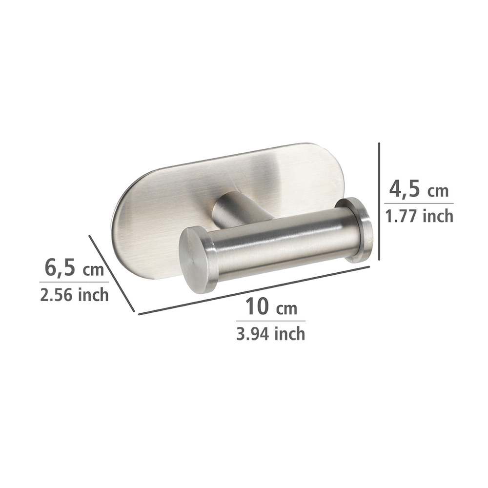 Duo OREA Matt Turbo-Loc® Wandhaken, Edelstahl Duo OREA Matt Turbo-Loc® Wandhaken, Edelstahl