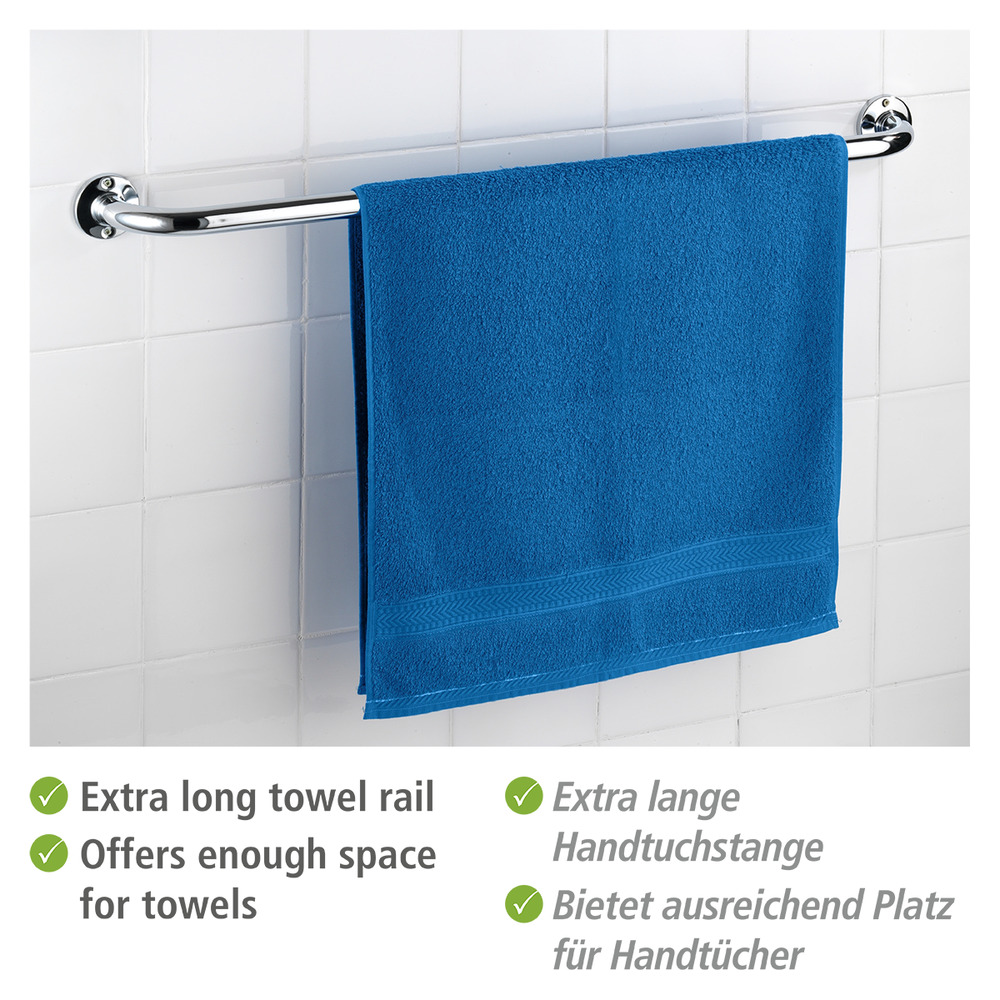 BASIC 80 cm Badetuchstange, Edelstahl